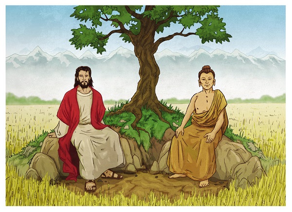 Buddha and Christ