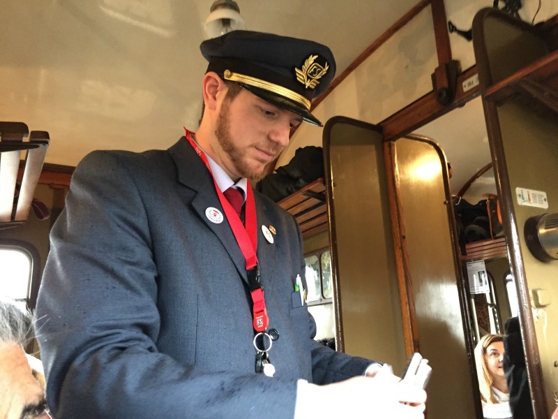 Train conductor.