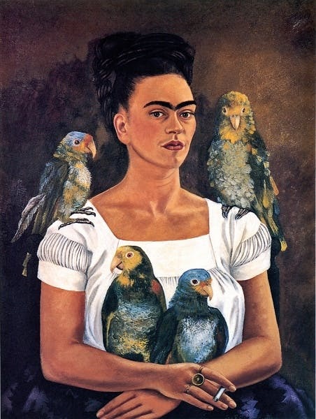 Self-portrait of Frida Kahlo