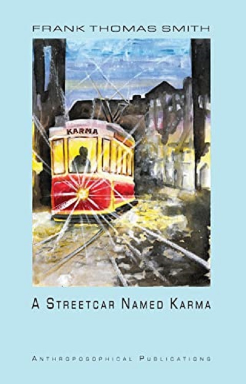 Painting of a streetcar in prague